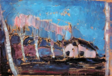 Piet Mondrian (1872-1944), Nattlandskap, 1908.