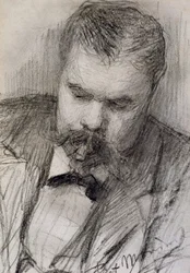 Porträtt av Frits Mondrian