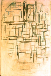 Oval komposition utan titel 1914