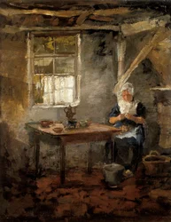 Kvinna i en holländsk interiör, 1899