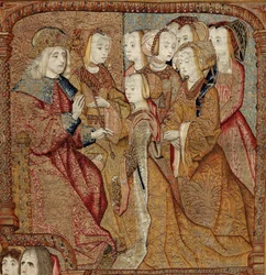 Triumphs of the Mother of God or Golden Sparrows, c.1500-02 (gobeläng)