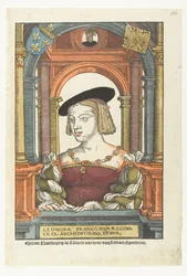 Porträtt av Eleanor av Österrike (1498-1558)
