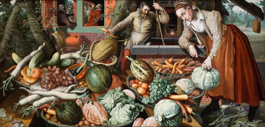Marknadsscen, 1569