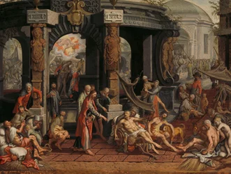 Healing of the Paralytic, Bethesdapool