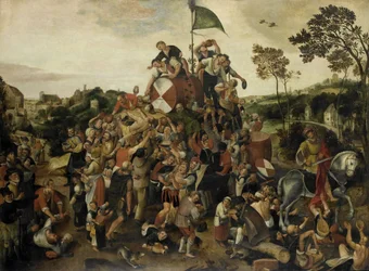 S:t Martinsdagen Kermis, ca 1540-1598 (olja på pannå)