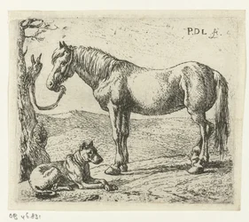 Häst och hund på en äng Hästar (serietitel)