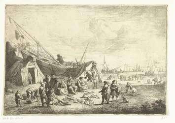 Fiskmarknad i Scheveningen