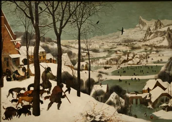 Tyska: Jäger im Schnee (vinter) månadscykel, scen: Jägarna i snön (januari)