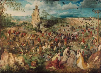 Tyska: Kreuztragung Christi Processionen till Golgata