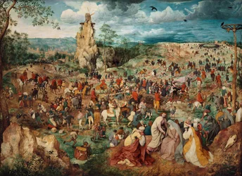 Tyska: Kreuztragung Christi Processionen till Golgata