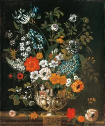 Maj, från The Twelve Months of Flowers, en blomkalender av stilleben