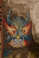 flamländsk gobeläng. Serie De sju huvudsynderna: Fåfänga (stolthet). Serietecknaren Pieter Coecke van Aelst. Atelier i Bryssel. ca 1542-1544.