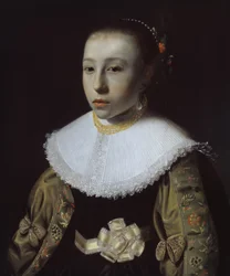 Porträtt av en ung flicka, 1633-35
