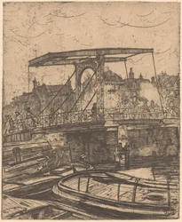 Skinny Bridge i Amsterdam