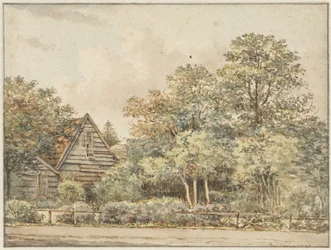 Hus i skogsområde