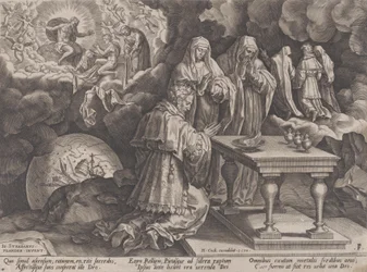 Ålderdom och död, från Människolivets gång, 1570.