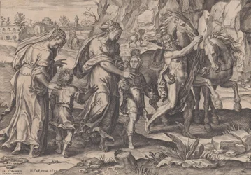 Ungdom, från Människolivets gång, 1570.