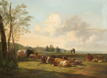 Landskap med boskap