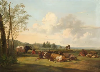Landskap med boskap