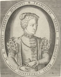 Porträtt av Frans II av Frankrike 1544-1560
