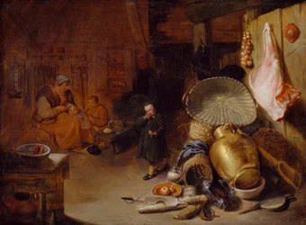 Interiör med figurer, 1643