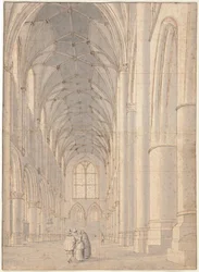 Interiör av Saint Bavo