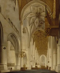 Interiören av St Bavos kyrka, Haarlem