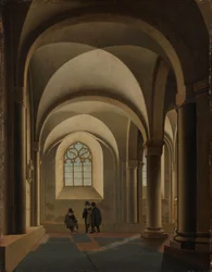 De västligaste vikarna i södra gången av Mariakerk i Utrecht