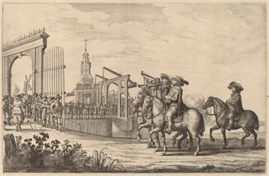 Marie de Medicis intåg i Amsterdam [skylt 1 av 6]