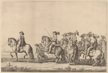 Marie de Medicis intåg i Amsterdam [skylt 2 av 6]
