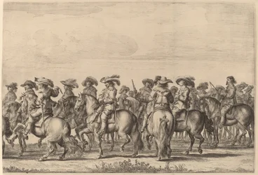 Marie de Medicis intåg i Amsterdam [skylt 4 av 6]