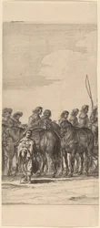 Marie de Medicis intåg i Amsterdam [skylt 5 av 6]