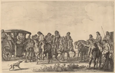 Marie de Medicis intåg i Amsterdam [skylt 6 av 6]