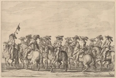Marie de Medicis intåg i Amsterdam [skylt 6 av 6]
