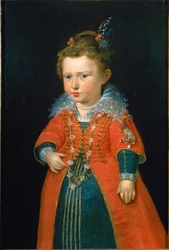 Eleonora Gonzaga 1598-1655 vid två års ålder, ca. 1600.