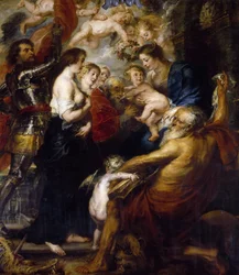 Vår Fru med de heliga, 1634.