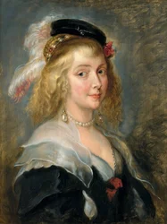 Porträtt av Hélène Fourment, 1640.