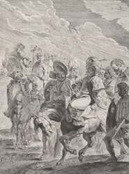 En turkisk prins till häst, ca. 1620-25.