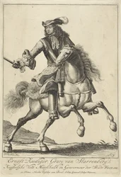 Ridsporträtt av Ernst Rüdiger från Starhemberg