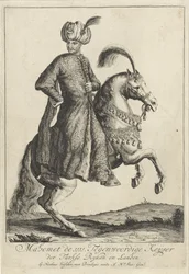 Ryttarporträtt av Mehmet IV, Sultan av det osmanska riket