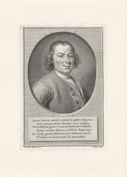 Porträtt av tonsättaren Anton Wilhelm Solnitz 1708-1752, ca. 1750