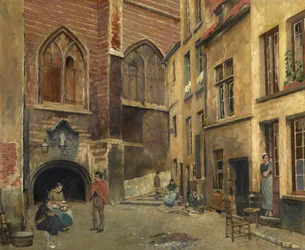 Gamla slakthallen i Antwerpen