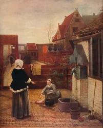 En holländsk innergård, c1658, 1911