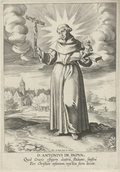 Landskap med Sankt Antonius av Padua