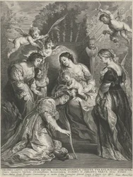 Kristusbarn kröner H. Catharina