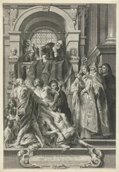 St Martin botar en besatt man
