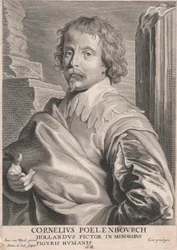 Cornelius Poelenbourch, holländsk målare i minderåriga, mänskliga figurer