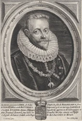 Porträtt av Albert VII, ärkehertig av Österrike, ca. 1650.