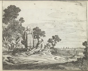 Landskap med ryttare Landskap med figurer (serietitel) Mirror of Nature och School of Drawing (...) (serietitel)