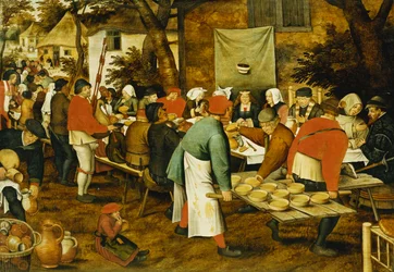 En bondbröllopsfest, 1630
